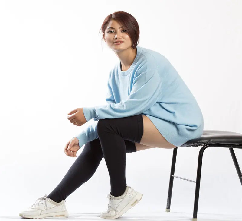 Luxurious Pashmina Black Socks - Best HimalayaBest Himalaya