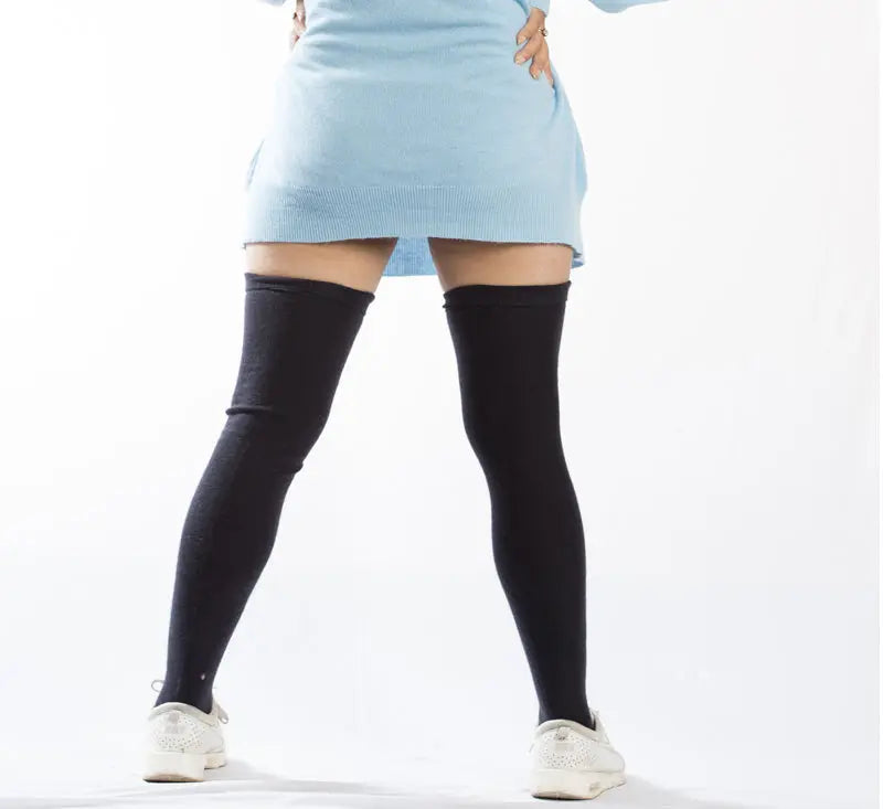 Luxurious Pashmina Black Socks - Best HimalayaBest Himalaya