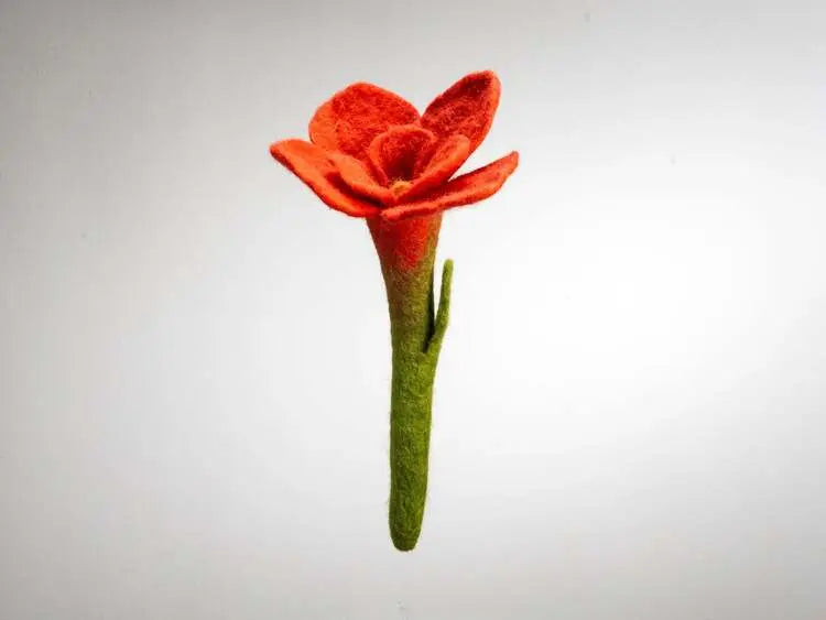 Multi-color Felt Flowers Made In Nepal Best Himalaya