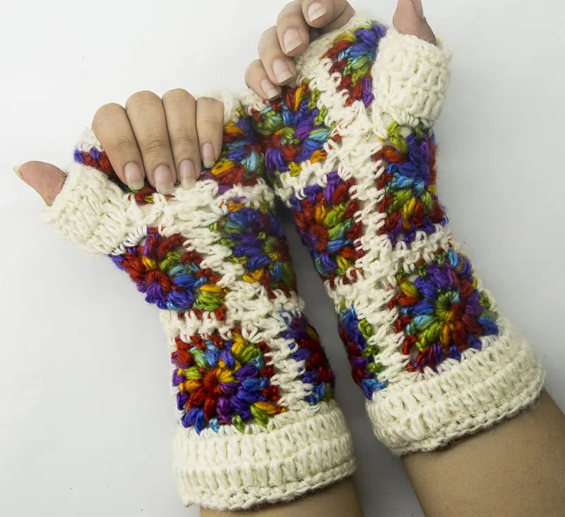 Multicolor Woolen Hand Warmer: Stay Cozy and Stylish in Winter - Best HimalayaBest Himalaya