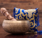 Ohm Mantra Carved Tibetan Singing Bowl Pillow Set - Best HimalayaBest Himalaya