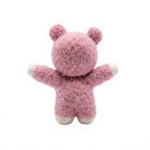 Felt Wool Pink Felt Bear Doll Ornament Small Cartoon Christmas Decor – view 4