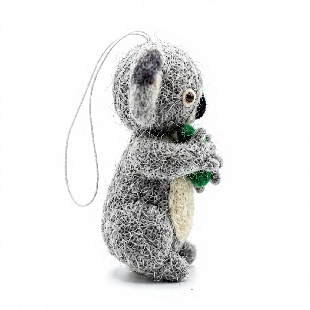 Felt Wool Koala Christmas Ornament Wall Hanging Cartoon Animal Decor – view 3