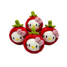Felt Wool Hello Kitty Strawberry Ornament Round Christmas Decoration – handmade by Best Himalaya