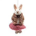 Felt Wool Rabbit Mushroom Ornament Small Cute Christmas Decoration – view 2