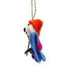 Felt Wool Skiing Bear Christmas Ornament Small Animal Shape Indoor Decor – view 3