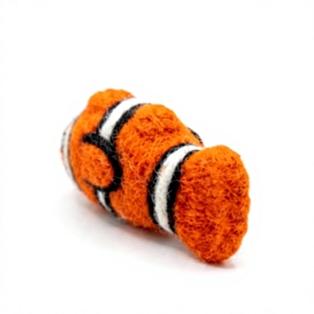 Felt Wool Clownfish Ornament Cartoon Animal Shape Christmas Tree Decoration – view 4