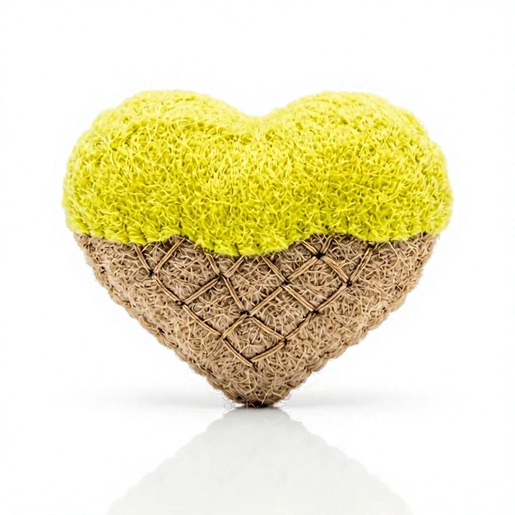 Felt Wool Heart Shaped Nonwoven Felt Christmas Ornament – view 2