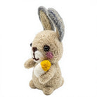 Felt Wool Bunny Rabbit Toy with Carrot Cartoon Animal Decoration – view 3