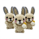 Felt Wool Bunny Rabbit Toy with Carrot Cartoon Animal Decoration – handmade by Best Himalaya
