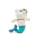Felt Wool Mermaid Bear Ornament with Heart Decor – view 4