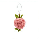 Felt Wool Smiling Flower Ornament Round Small Cartoon Christmas Decor – view 4