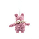 Felt Wool Pink Teddy Bear Christmas Decorations Wall Hanging – view 4