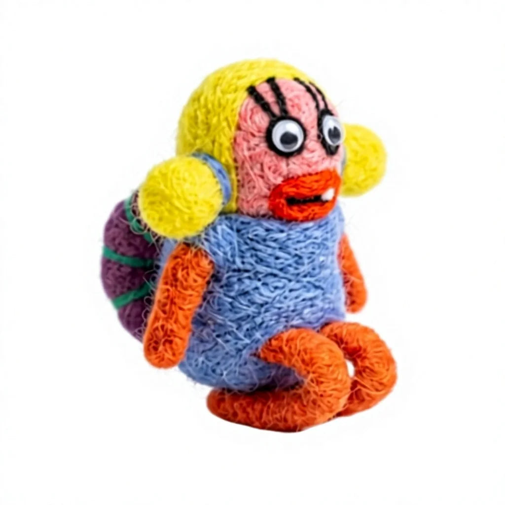 Felt Wool Dolls Handmade Small Christmas Decoration – view 3