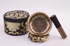 Singing Bowl Set with Elegant Black & Golden Zipper Box and Cushion - Best HimalayaBest Himalaya