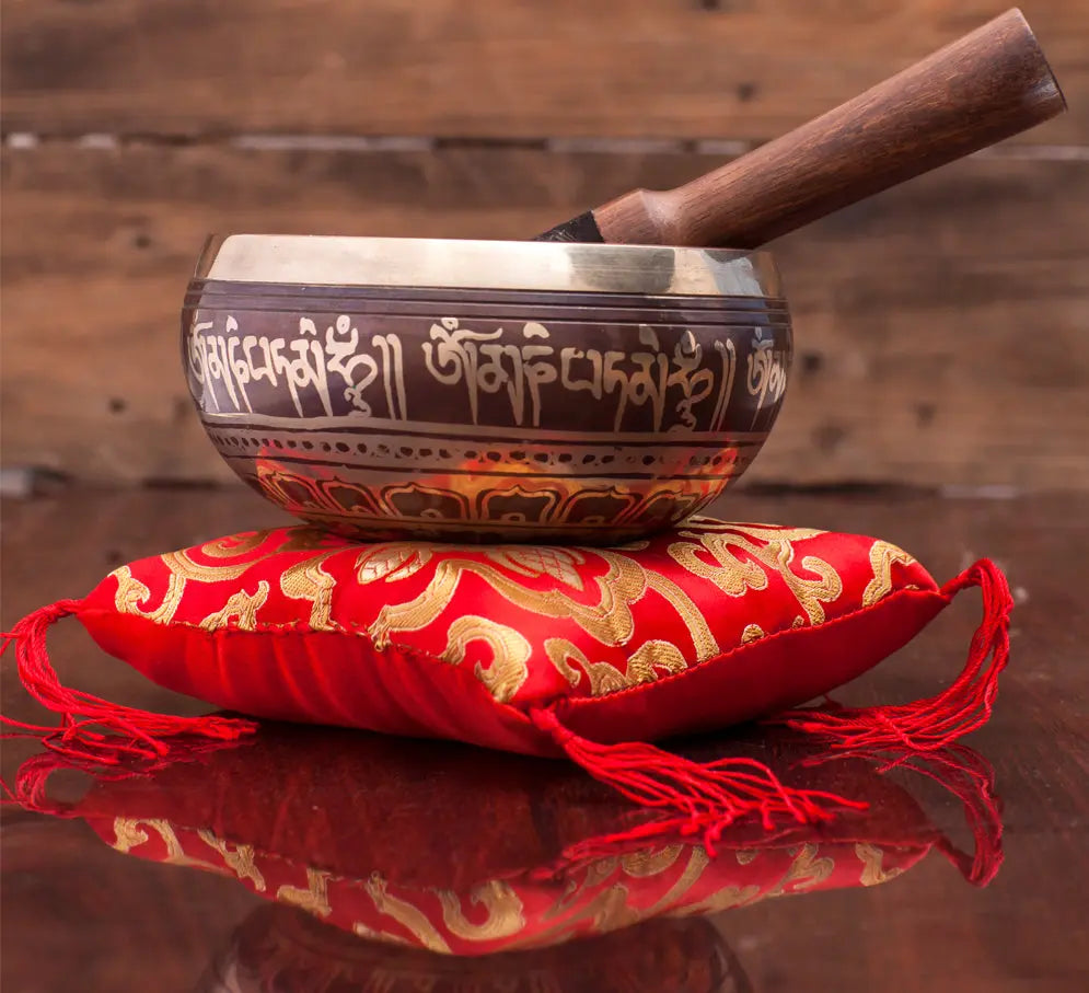 Special Bajra & Dorje Symbol Tibetan Singing Bowl - Best HimalayaBest Himalaya