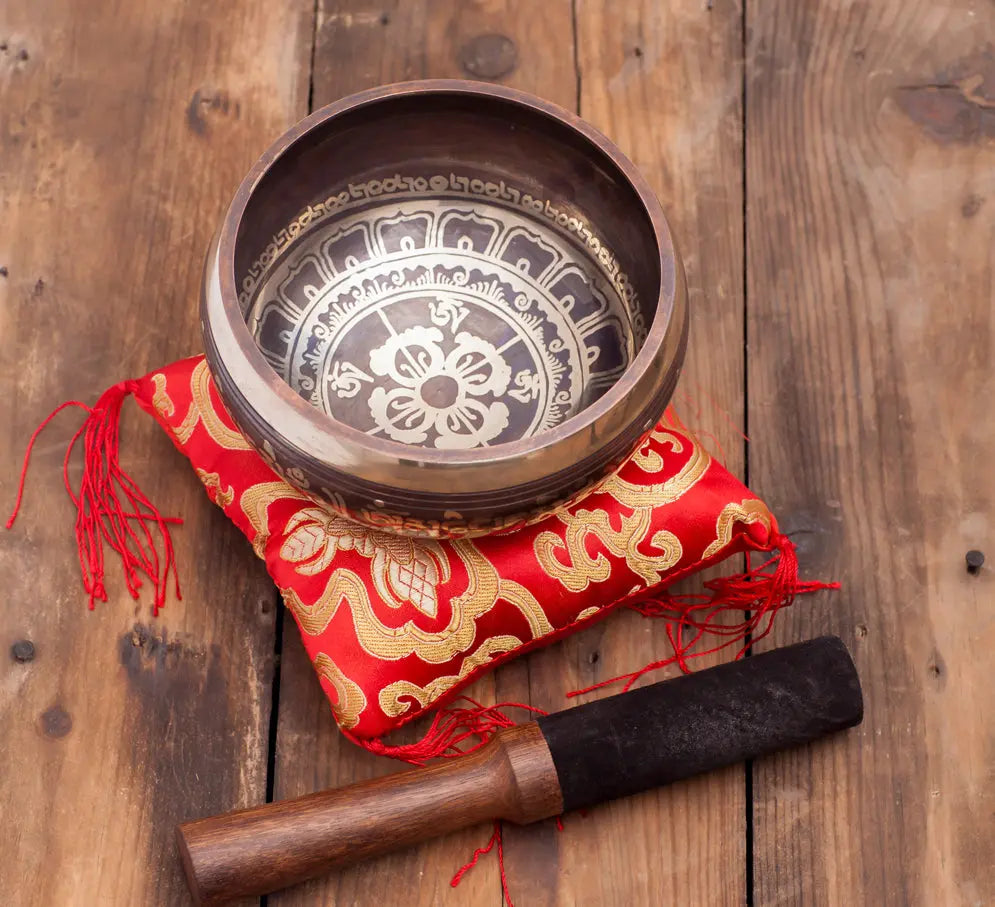 Special Bajra & Dorje Symbol Tibetan Singing Bowl - Best HimalayaBest Himalaya