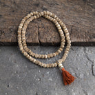 Special Tibetan Bone Prayer Mala Necklace - Best Himalaya