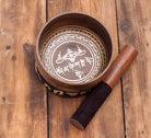 Tibetan Buddhist Antique Round Cushion Style Singing Bowl - Best HimalayaBest Himalaya