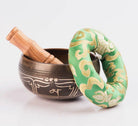 Tibetan Buddhist Spiritual Symbol Etched Brass Singing Bowl - Best HimalayaBest Himalaya