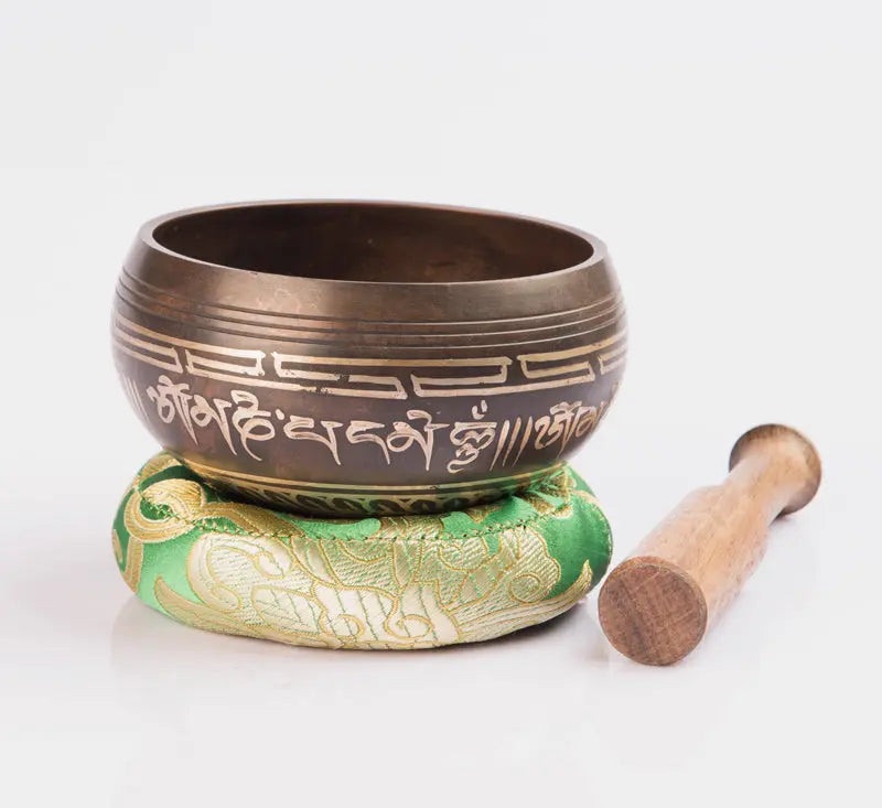 Tibetan Endless Knot Etched Mantra Singing Bowl - Best HimalayaBest Himalaya