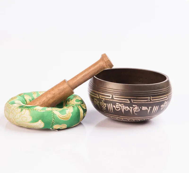 Tibetan Endless Knot Etched Mantra Singing Bowl - Best HimalayaBest Himalaya