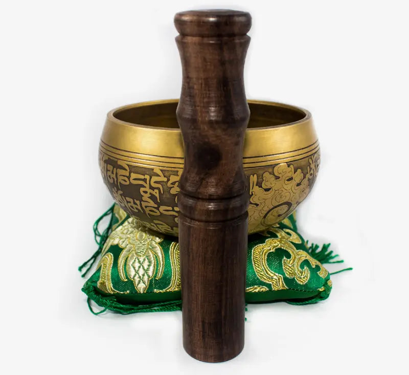 Tibetan Handmade Mantra Etching and Carving Singing Bowl for Meditation - Best HimalayaBest Himalaya