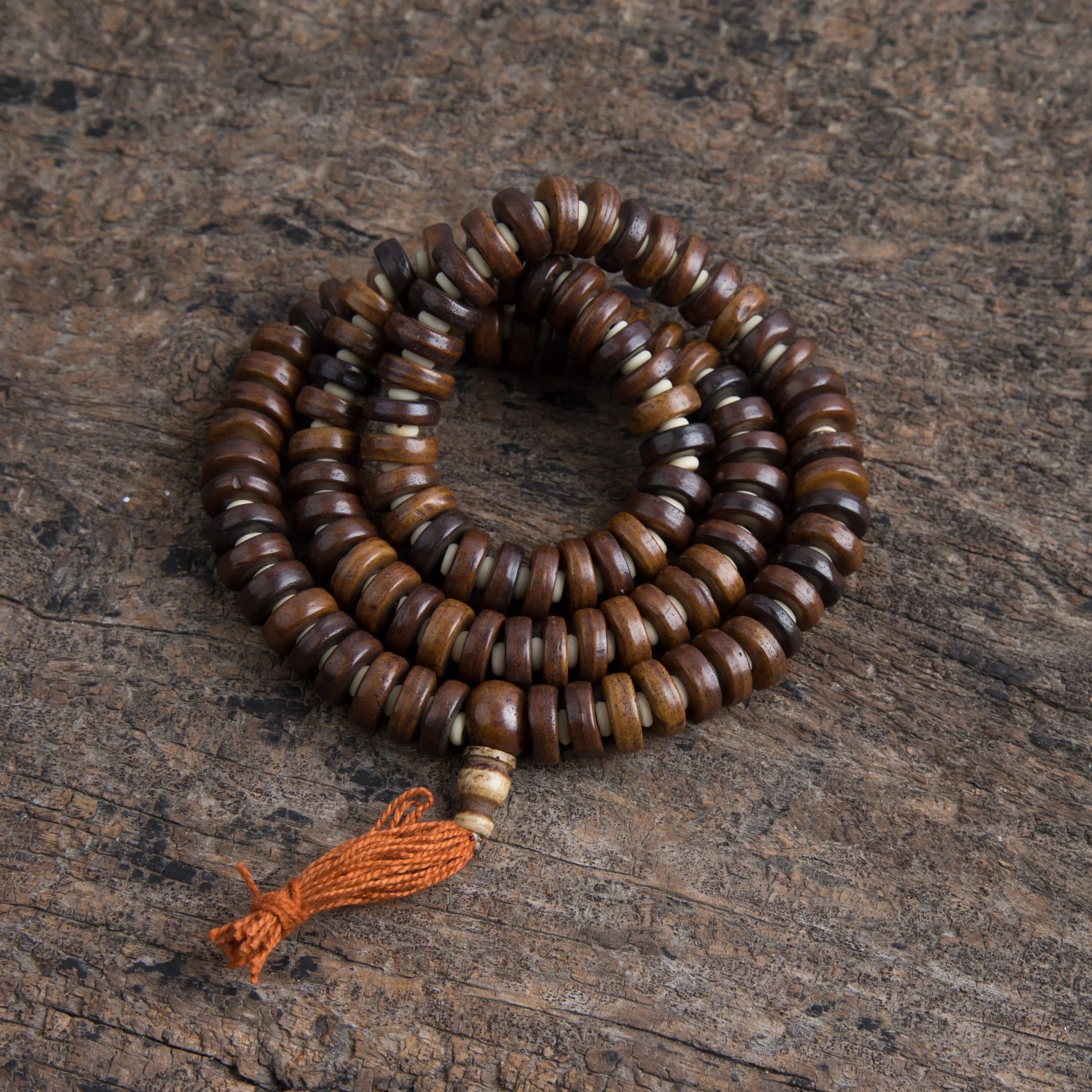 Tibetan Yak Bone Prayer Beads - Best Himalaya