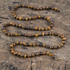 Tiger Eye Buddhist Prayer Mala Beads - Best HimalayaBest Himalaya