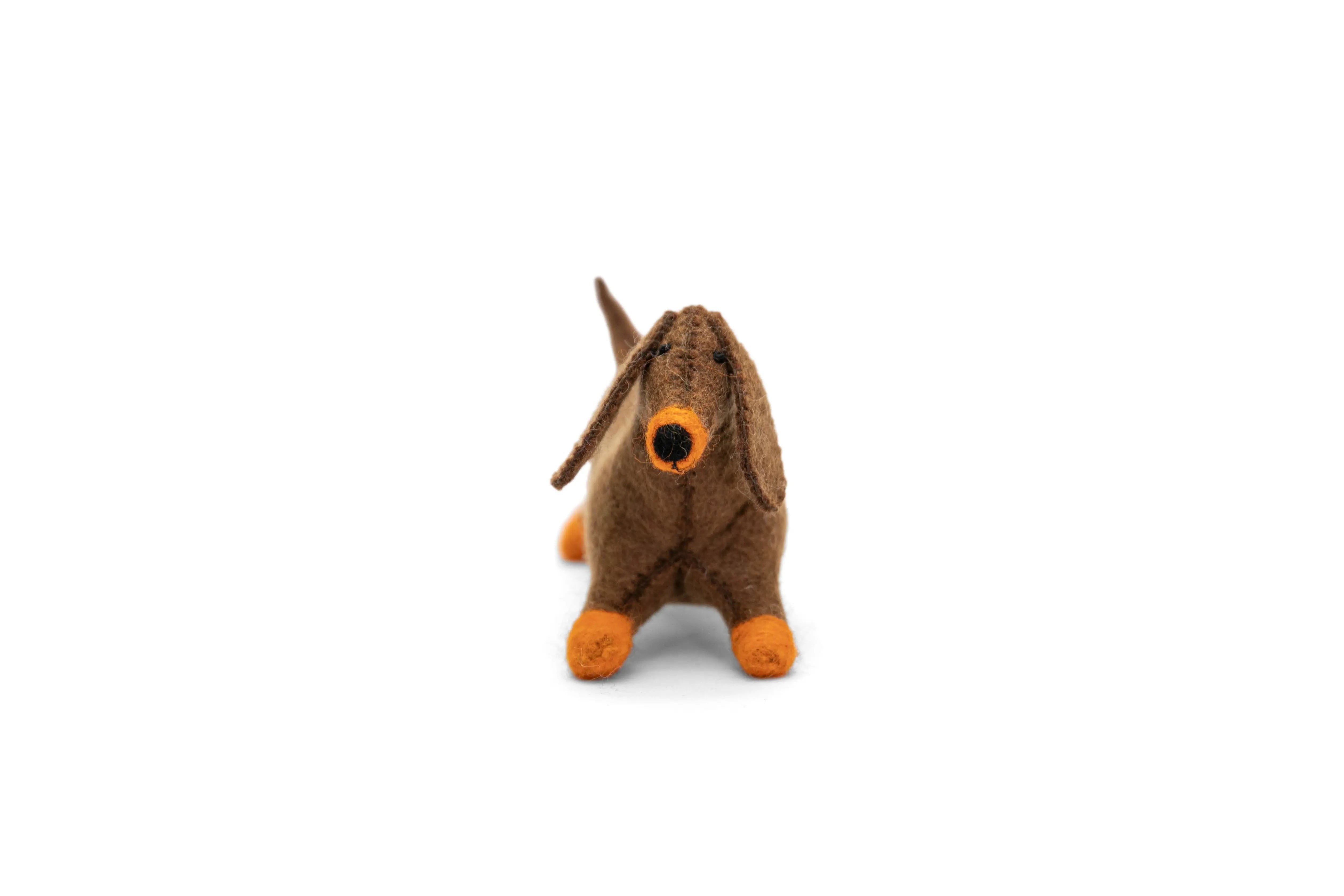 Unleashing Creativity: Adorable Brown Dachshund Felt Toys - Ideal Gifts for Children - Best HimalayaBest Himalaya