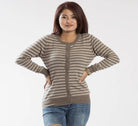 Warm Knitted Full Sleeved Pure Pashmina Cardigan - Best Himalaya