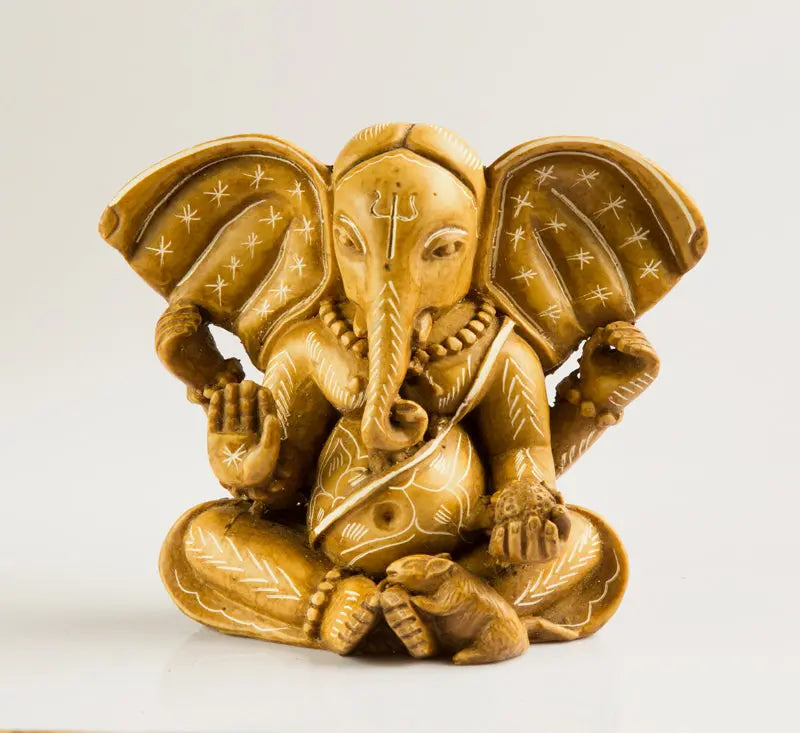 White Ganesh Statue Resin - Best Himalaya