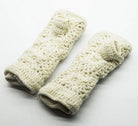 White Woolen Hand Gloves - Best HimalayaBest Himalaya