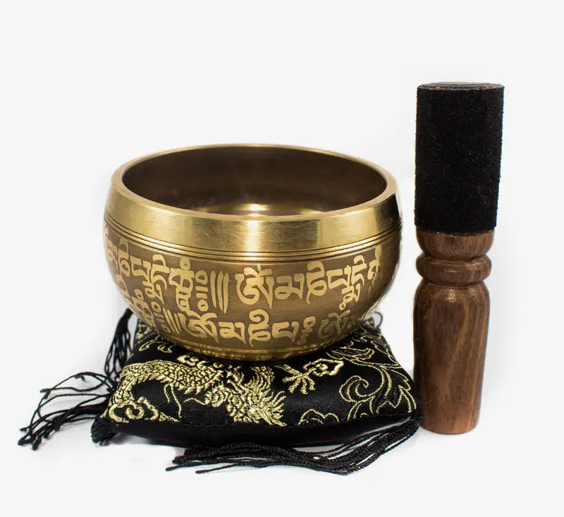 Yoga Meditation Singing Bowl Set with Mallet and Cushion - Best HimalayaBest Himalaya