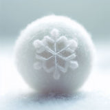 Christmas Decor Felt Snowflake Balls
