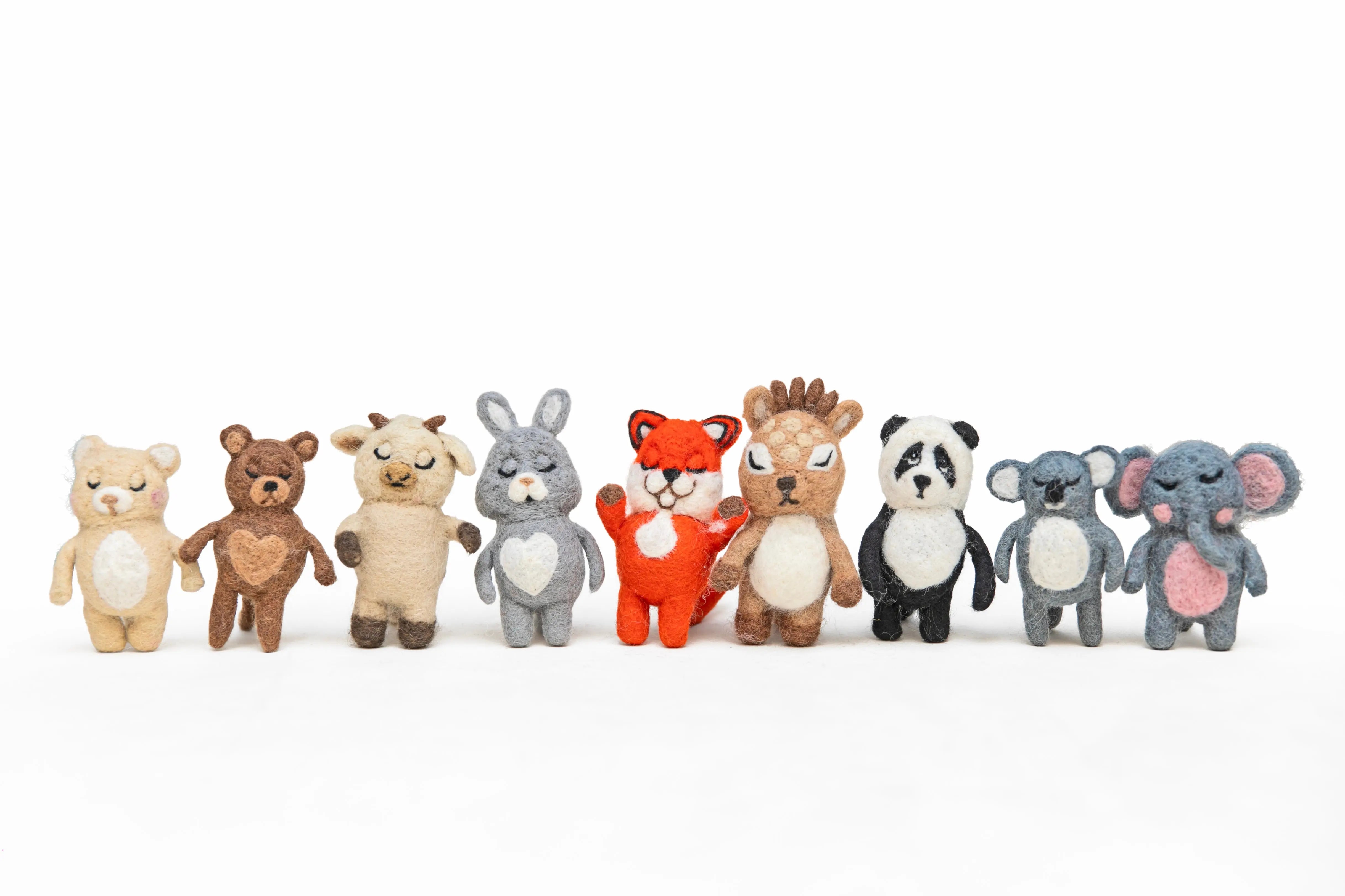 felt animal toys set of 9 Best Himalaya