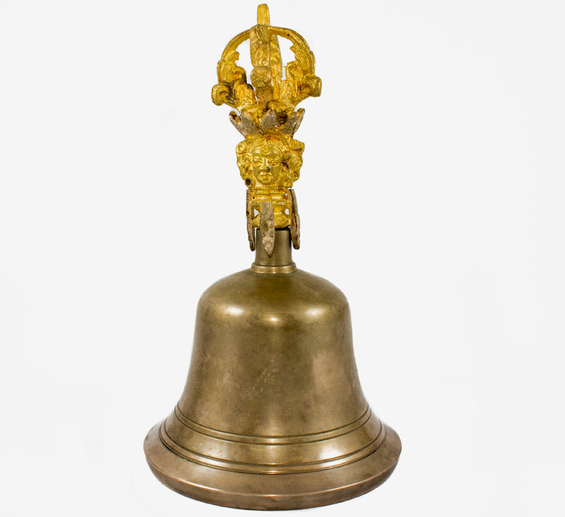 Nepal Anique plain Tibetan bell and dorje set