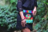 Lightweight Ohm Knitted Multicolor Shoulder Bag