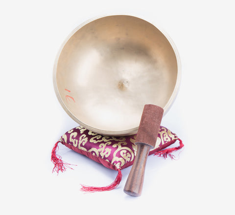 Lingam Singing Bowl for chakra healing and meditation handmade in nepal
