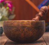 Nepal Antique Imitation Old Design Healing Mantra Singing Bowl