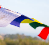 Tibetan Mantra Printed Buddhist Prayer Flag Set