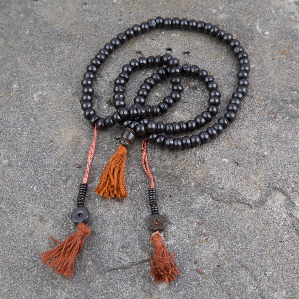 Buddhist Bone Prayer Mala Beads