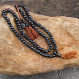 Buddhist Bone Prayer Mala Beads