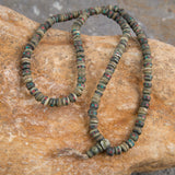 Tibetan Buddhist Handmade Yak Bone Prayer Mala Vintage Prayer Necklace Beads