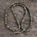 Tibetan Buddhist Handmade Yak Bone Prayer Mala Vintage Prayer Necklace Beads