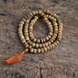 Special Antique Tibetan Bone Prayer Mala Beads
