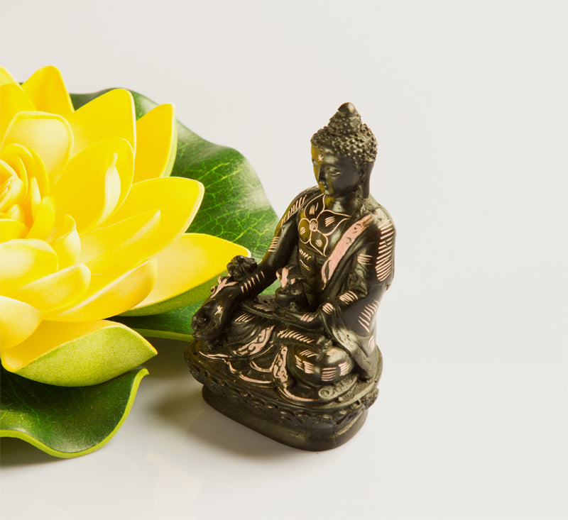 Buddha statue meditation resin