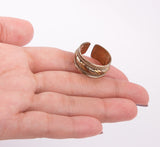 Antique Style 3 Metal Midi Finger Ring Knuckles