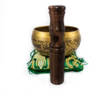 Yoga Chakra Singing Bowl Tibetan Buddhist Brass Medtation ~Healing ~Hammered