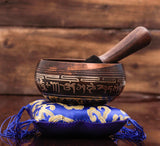 Special Etching Tibetan Handmade Singing Bowl